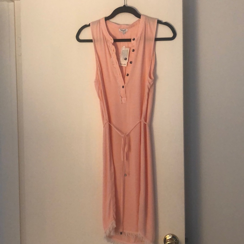 Splendid Coral Tank Dress